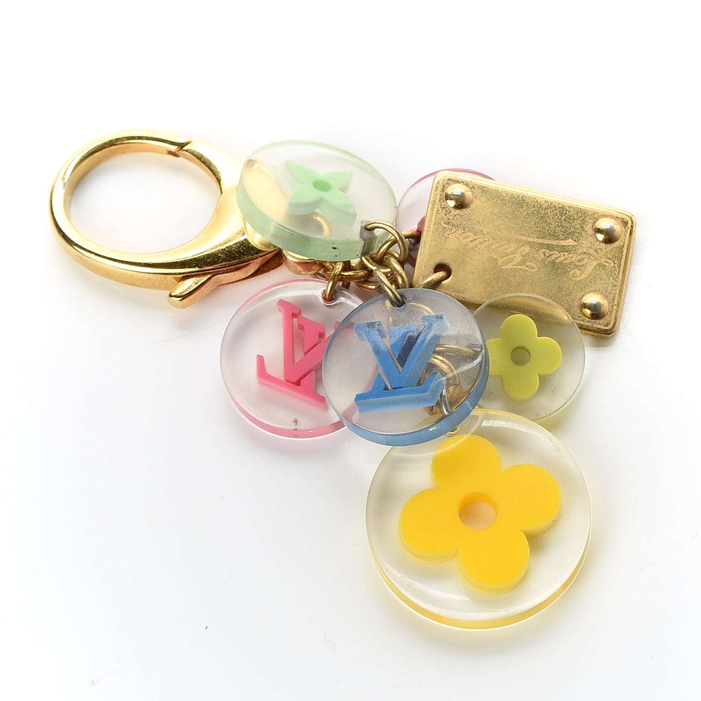 Resin Candy Fleurs Bag Charm Multicolor