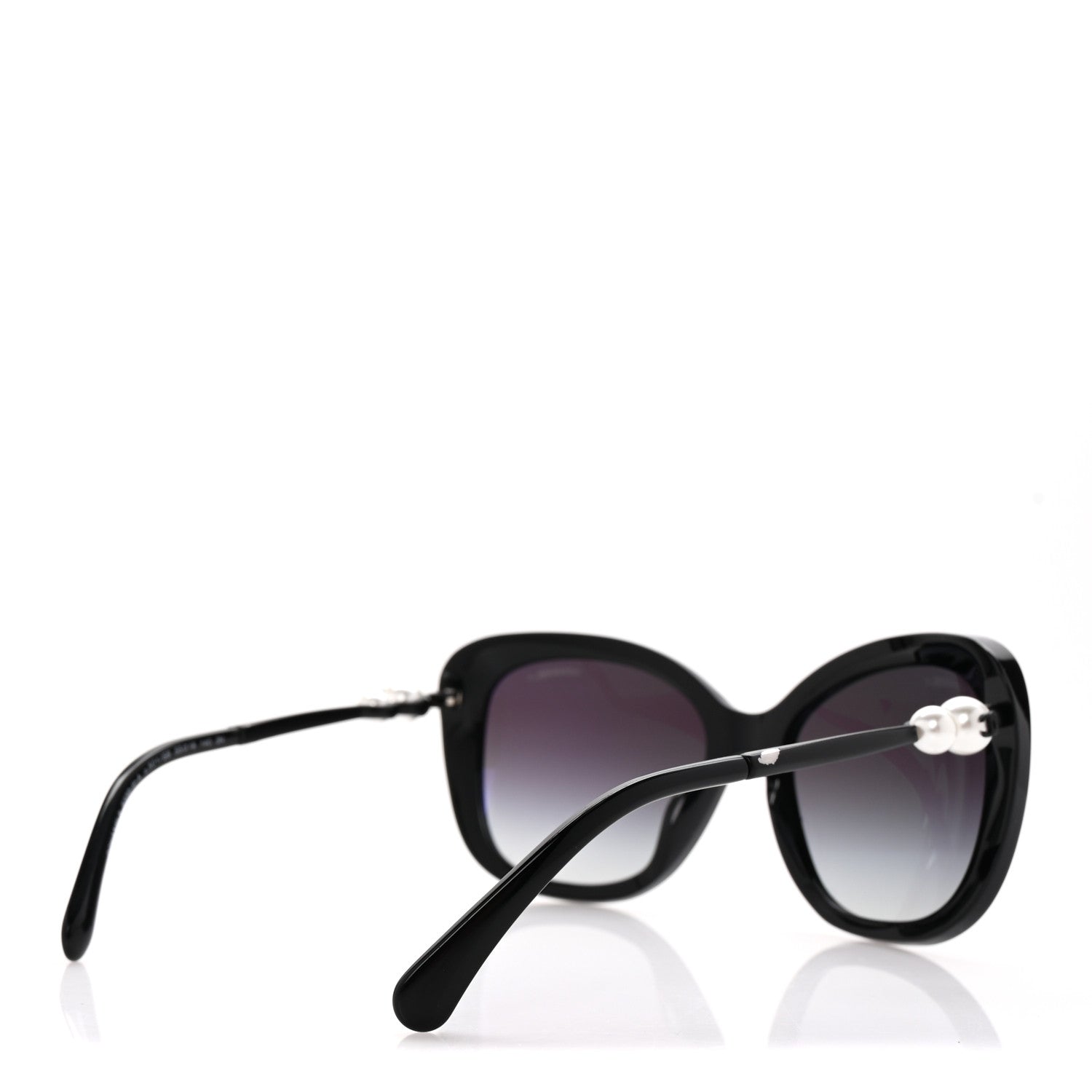 Chanel Acetate Polarized Butterfly Winter Pearl Sunglasses 5339