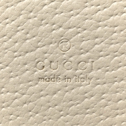 Gucci GG Supreme Monogram Textured Dollar Calfskin Web Ophidia Card Case Beige Ebony Mystic White 6 of 7