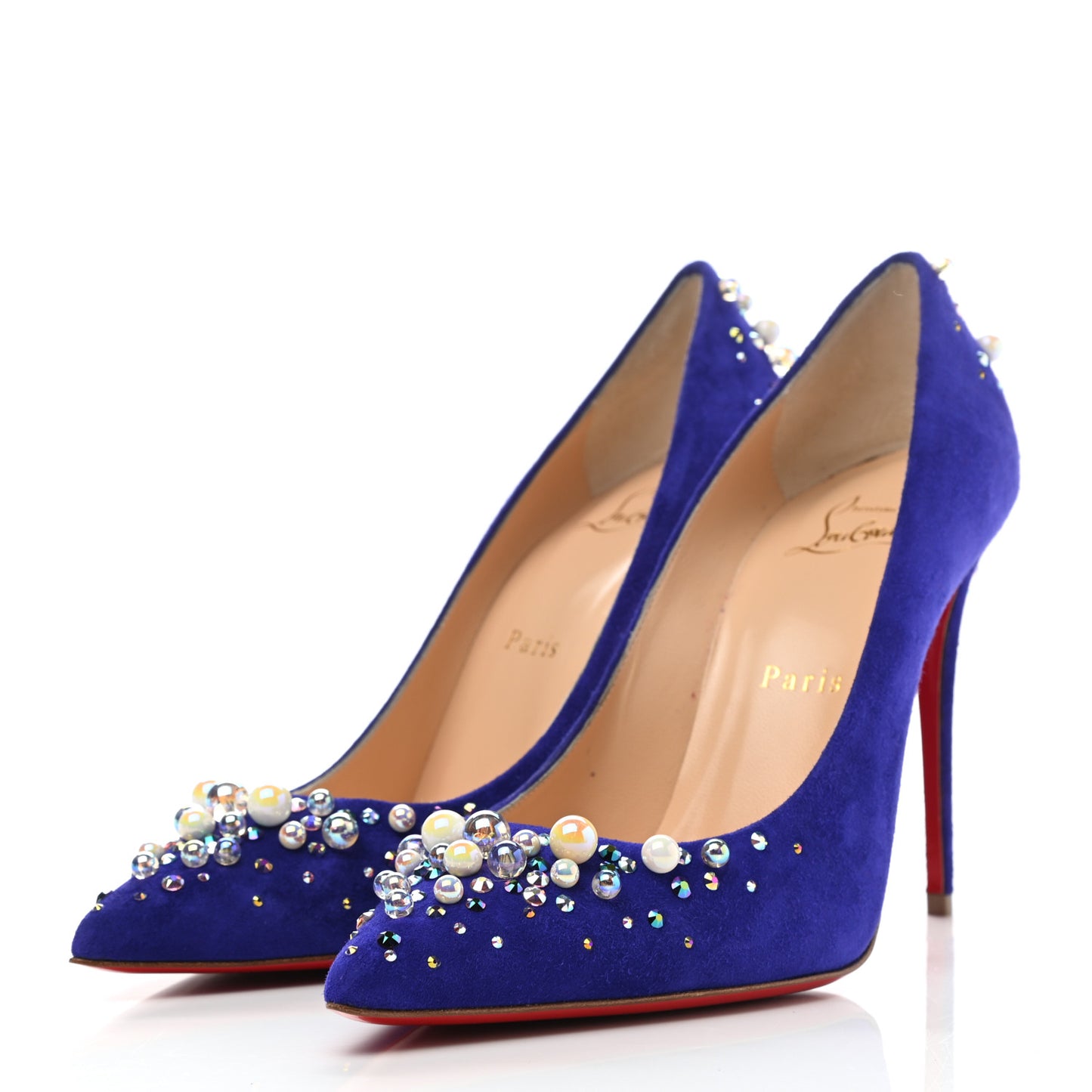 Veau Velours Candidate 100 Pumps 38.5 Purple Pop