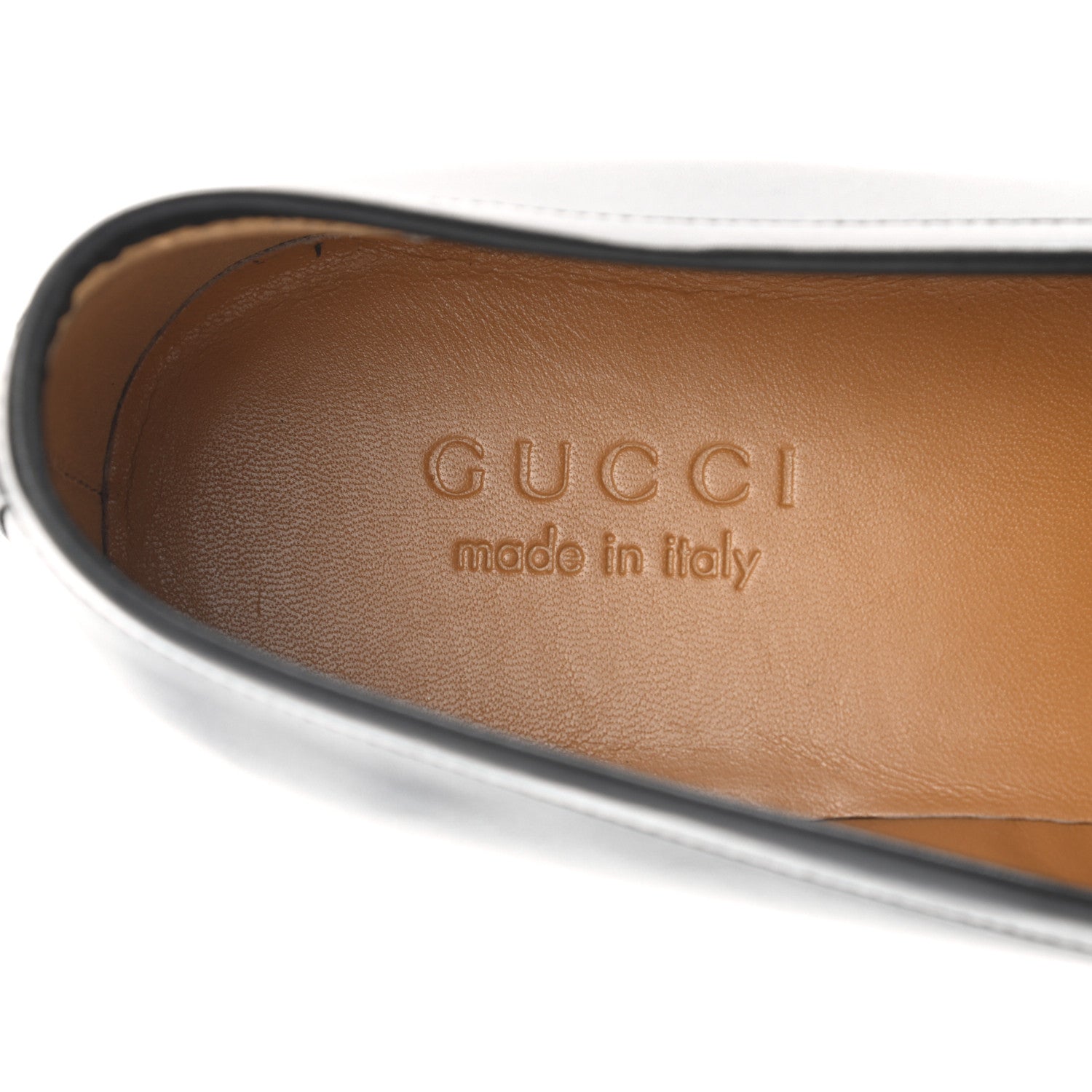 Gucci Calfskin Horsebit Mens Jordaan Loafers 8 Black 7 of 8