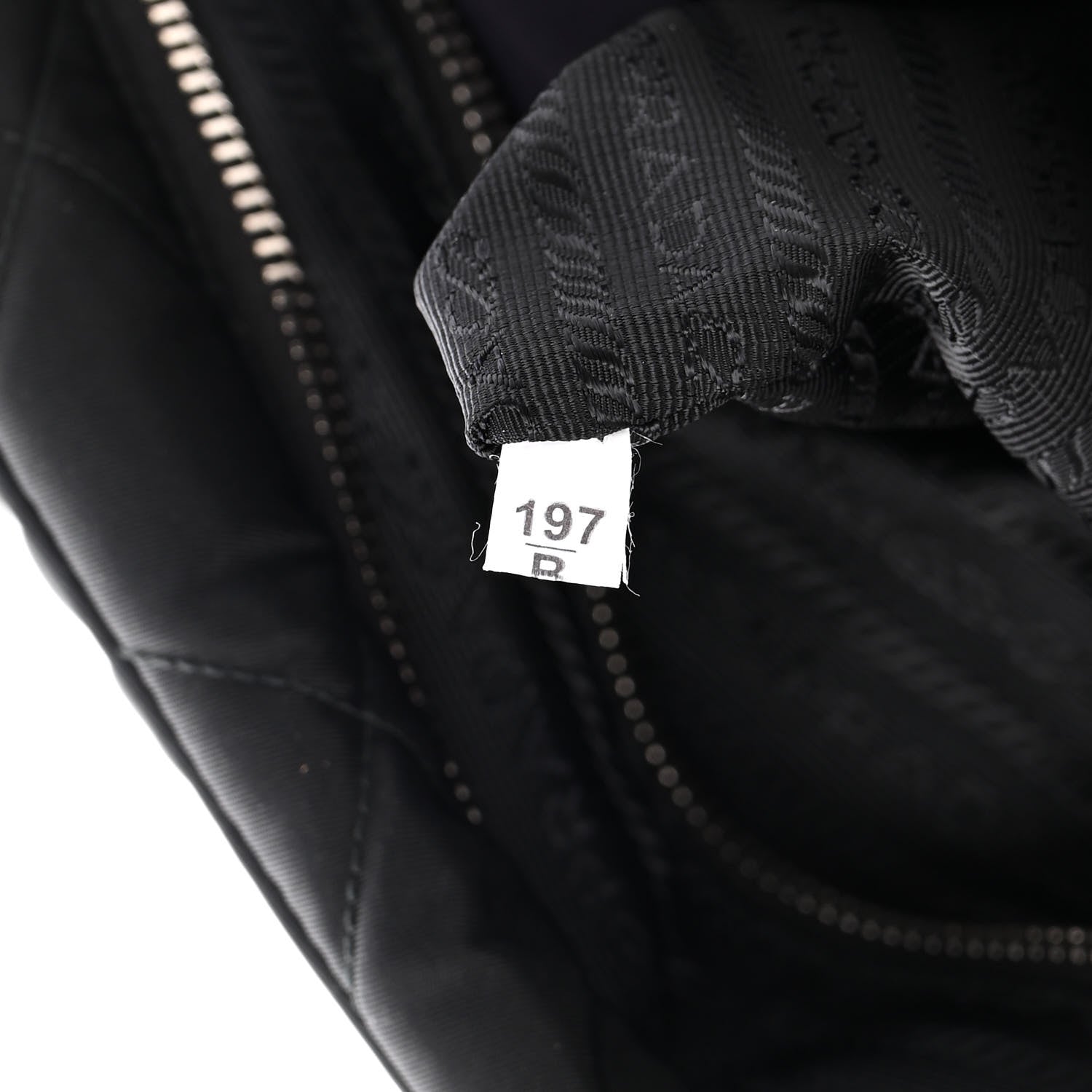 Prada Nylon Tessuto Impuntu Quilted Shoulder Bag Black 7 of 9
