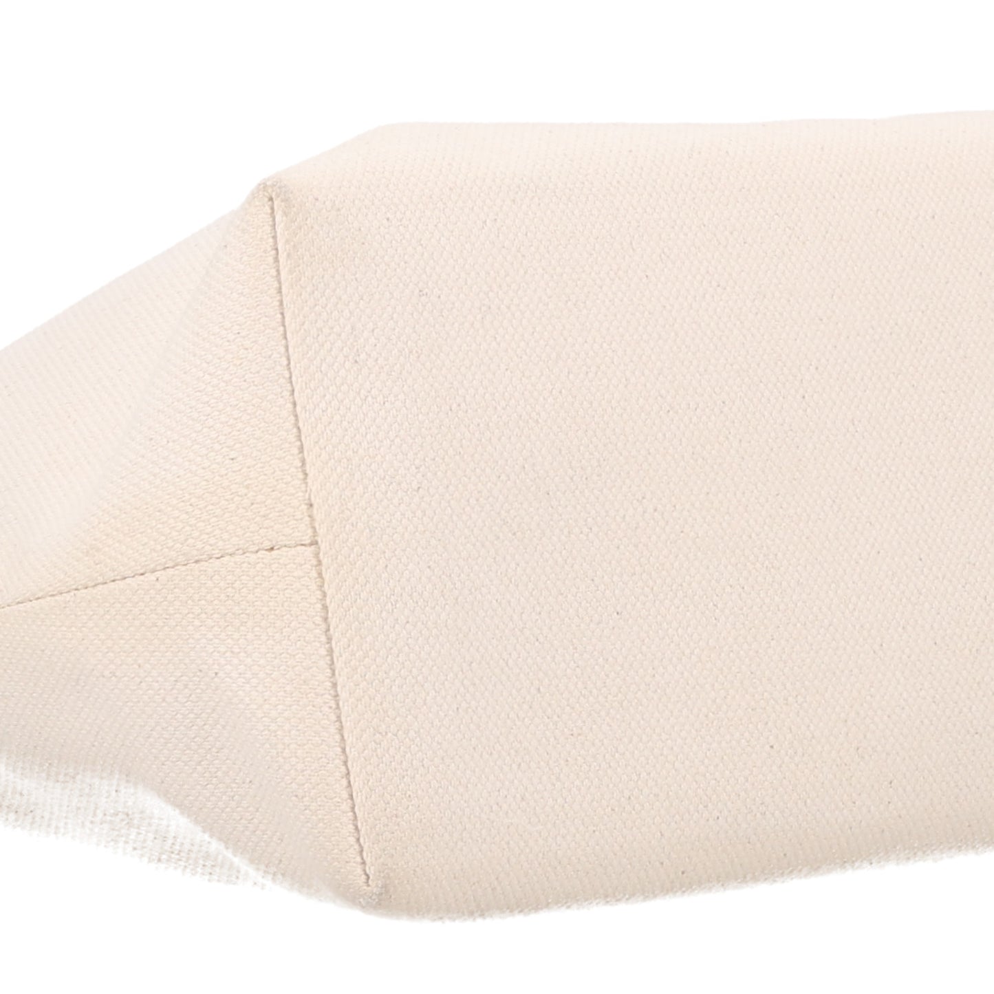 Canvas Calfskin Horizontal Cabas Natural Tan