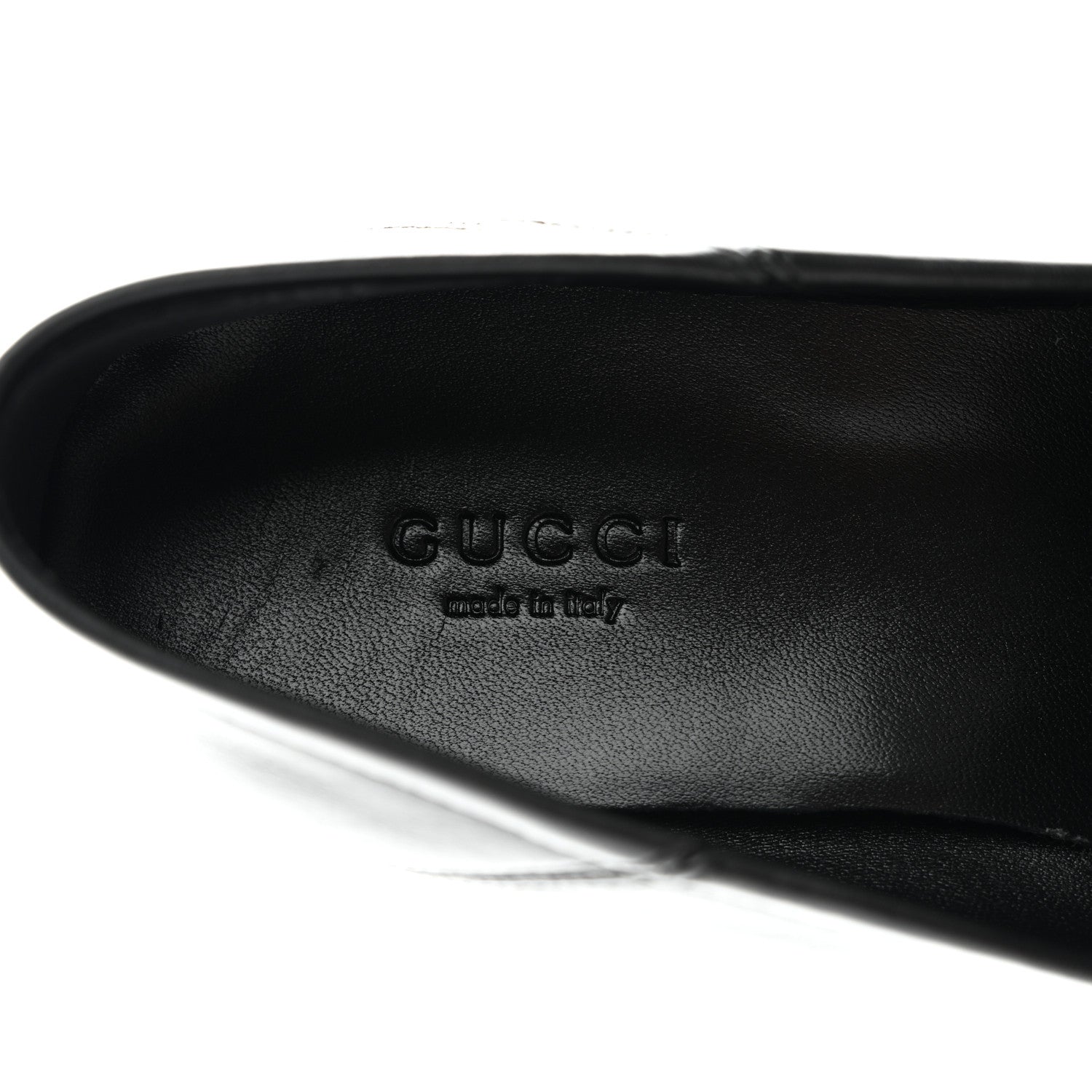 Gucci Lambskin Womens Brixton Horsebit Loafers 39 Black 7 of 9