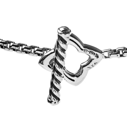 David Yurman Sterling Silver 25mm Quatrefoil Chain Necklace 4 of 4