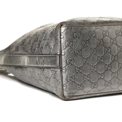 Gucci Metallic Guccissima Hobo Silver 9 of 16