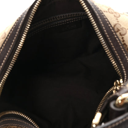 Gucci Monogram Bamboo Horsebit Amalfi Hobo Brown 5 of 11