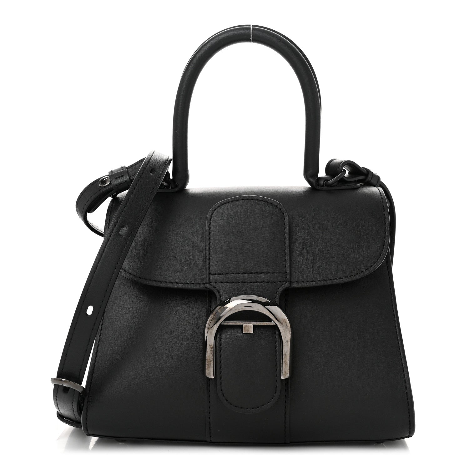 Delvaux Box Calfskin Mini Brillant Satchel Black 1 of 10