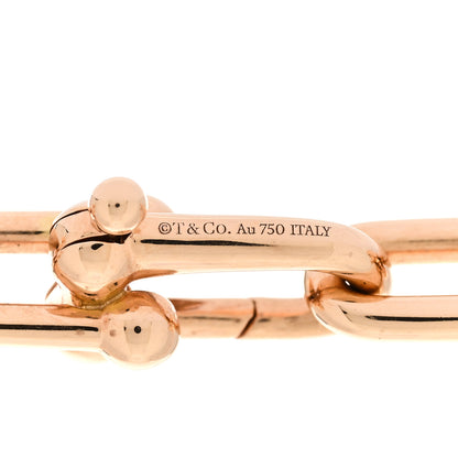 Tiffany 18K Rose Gold Hardwear Graduated Link Necklace 4 of 5
