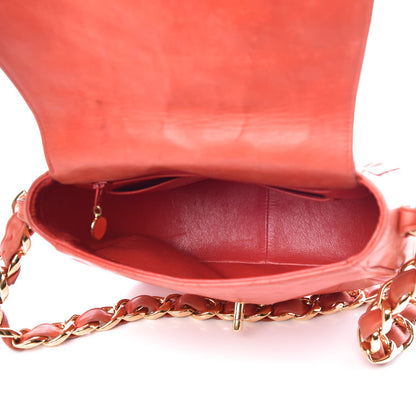 Chanel Lambskin Single Flap Red 5 of 22