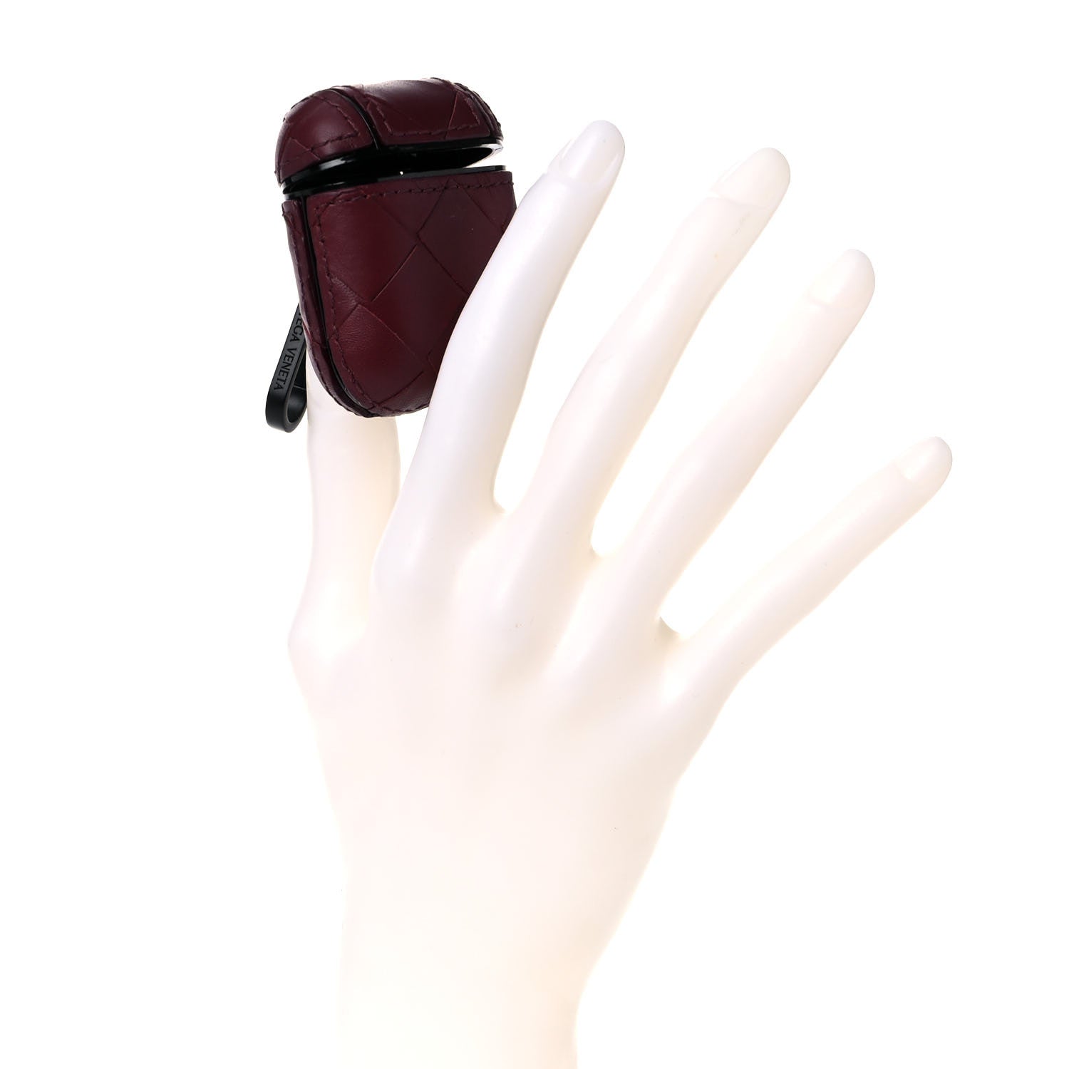 Bottega Veneta Nappa Intrecciato Airpods Case Claret 2 of 6
