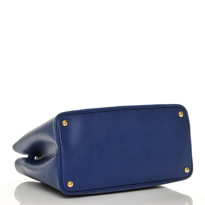 Prada Saffiano Cuir Large Double Bag Inchiostro Fuoco 4 of 6