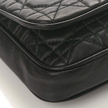 Christian Dior Lambskin Cannage Wallet on Chain Black 7 of 9