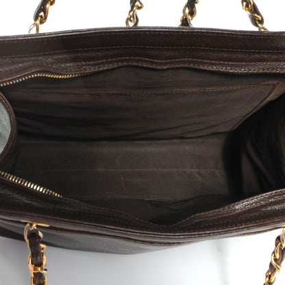 Chanel Caviar Shopper Tote Brown 5 of 7