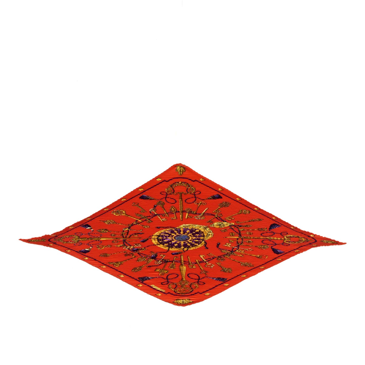 Silk Plisse Les Cles Scarf