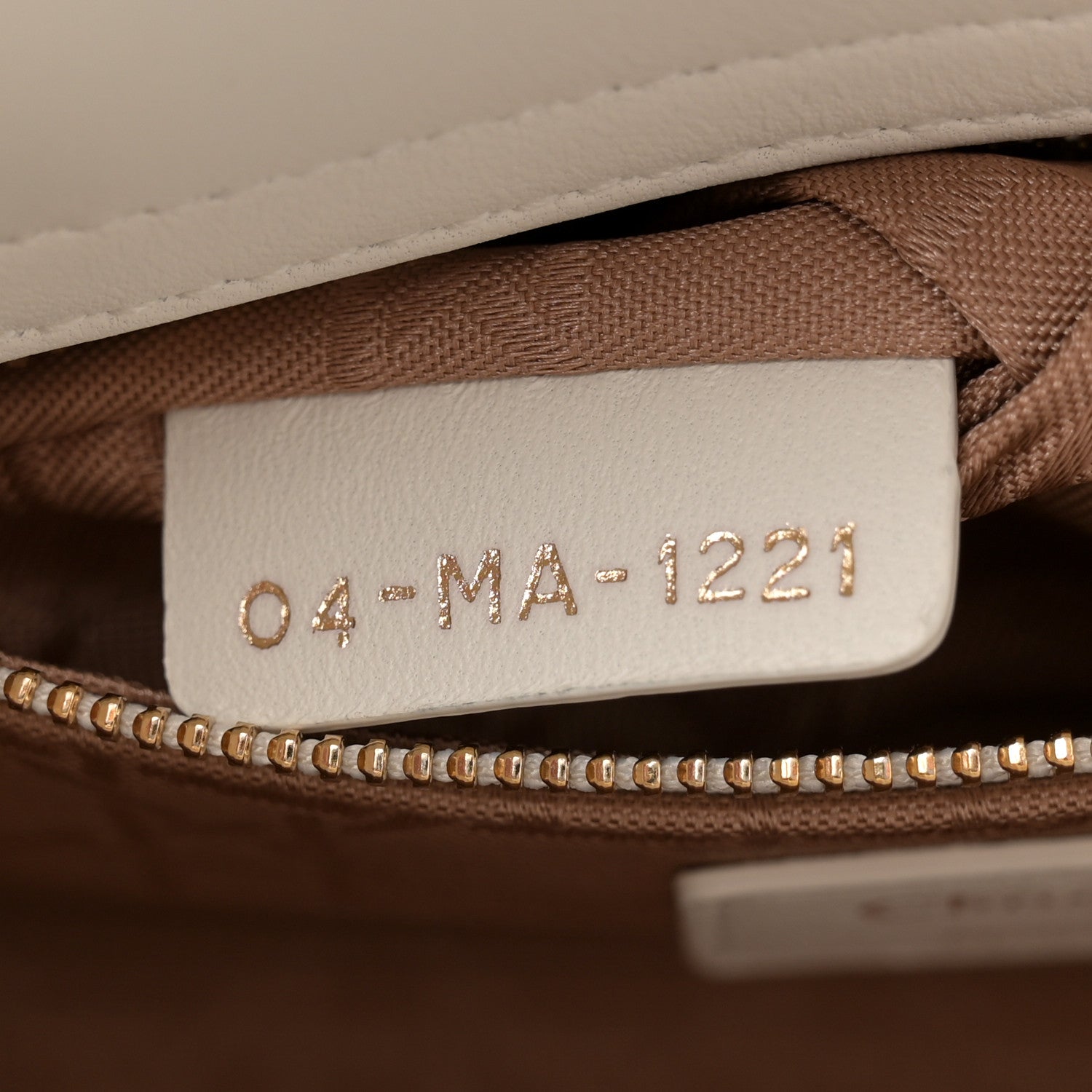 Christian Dior Lambskin Cannage Small My ABCDior Lady Dior White 7 of 13