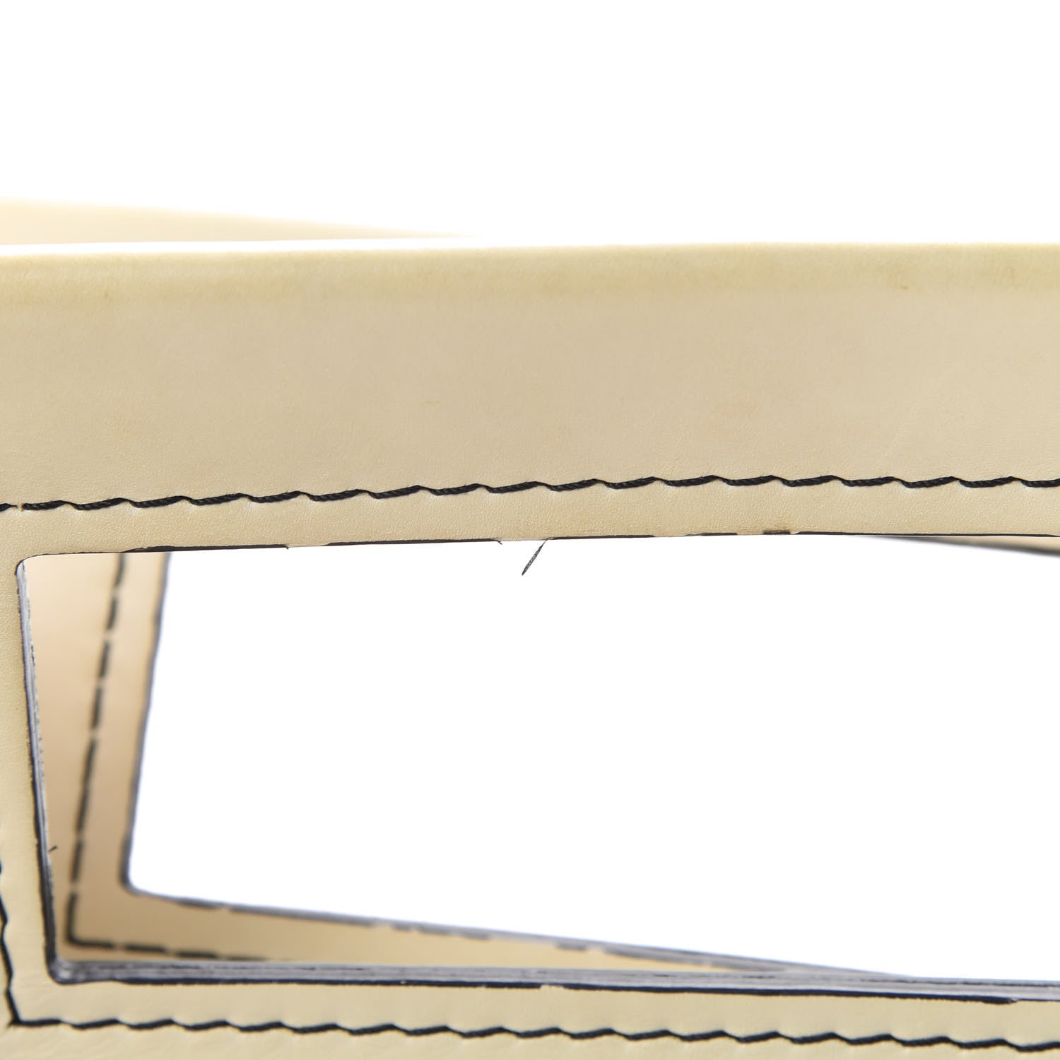 Celine Natural Calfskin Small Square With Pocket White 16 of 17