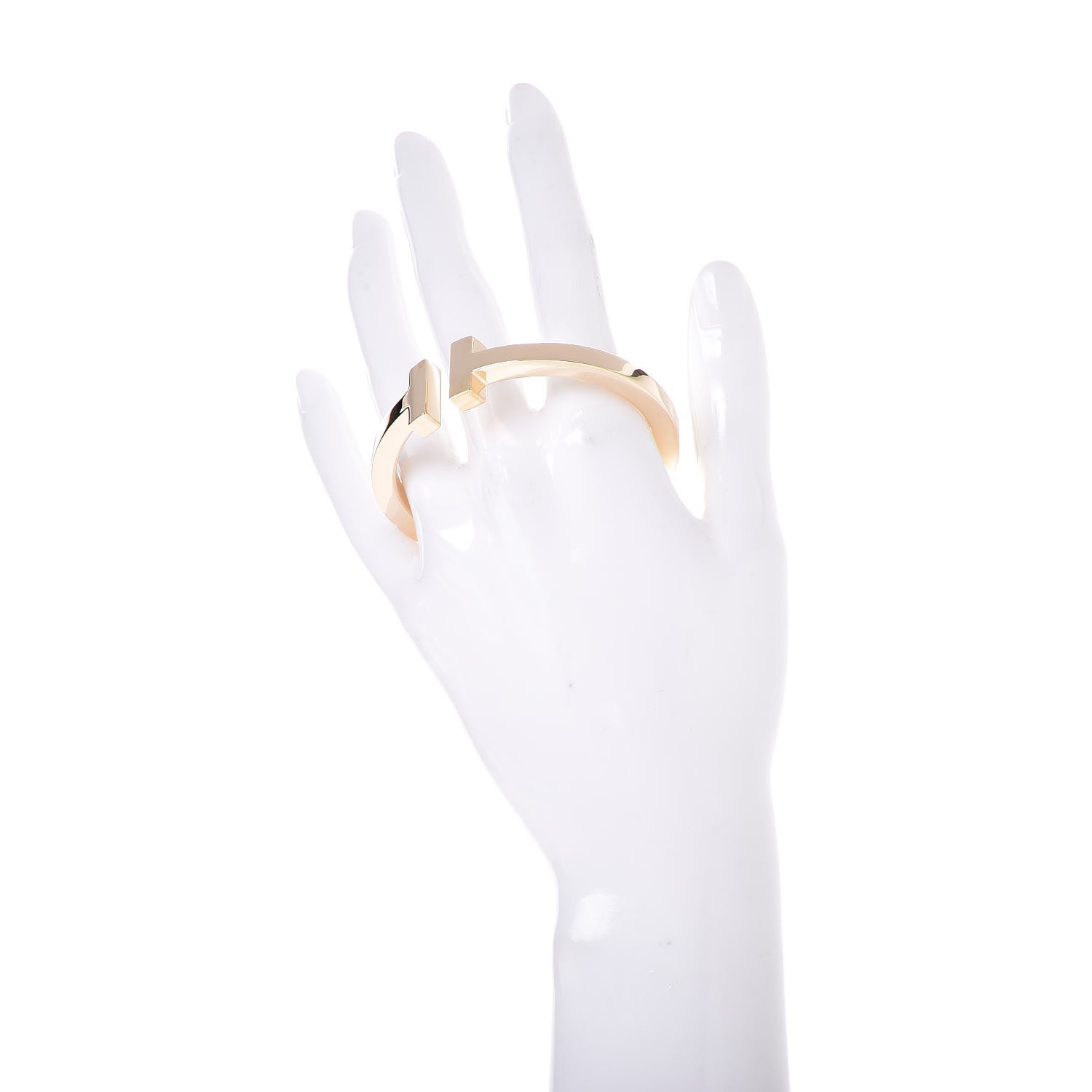 Tiffany 18K Yellow Gold T Square Bracelet 2 of 5