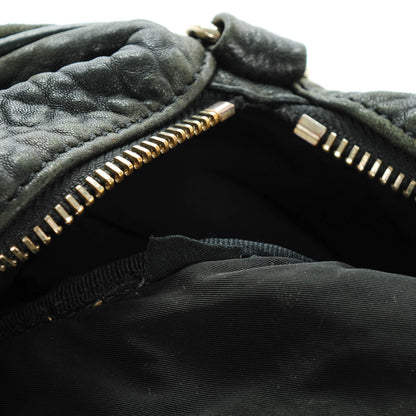 Alexander Wang Pebbled Lambskin Rocco Duffel Black Pale Gold Hardware 8 of 14
