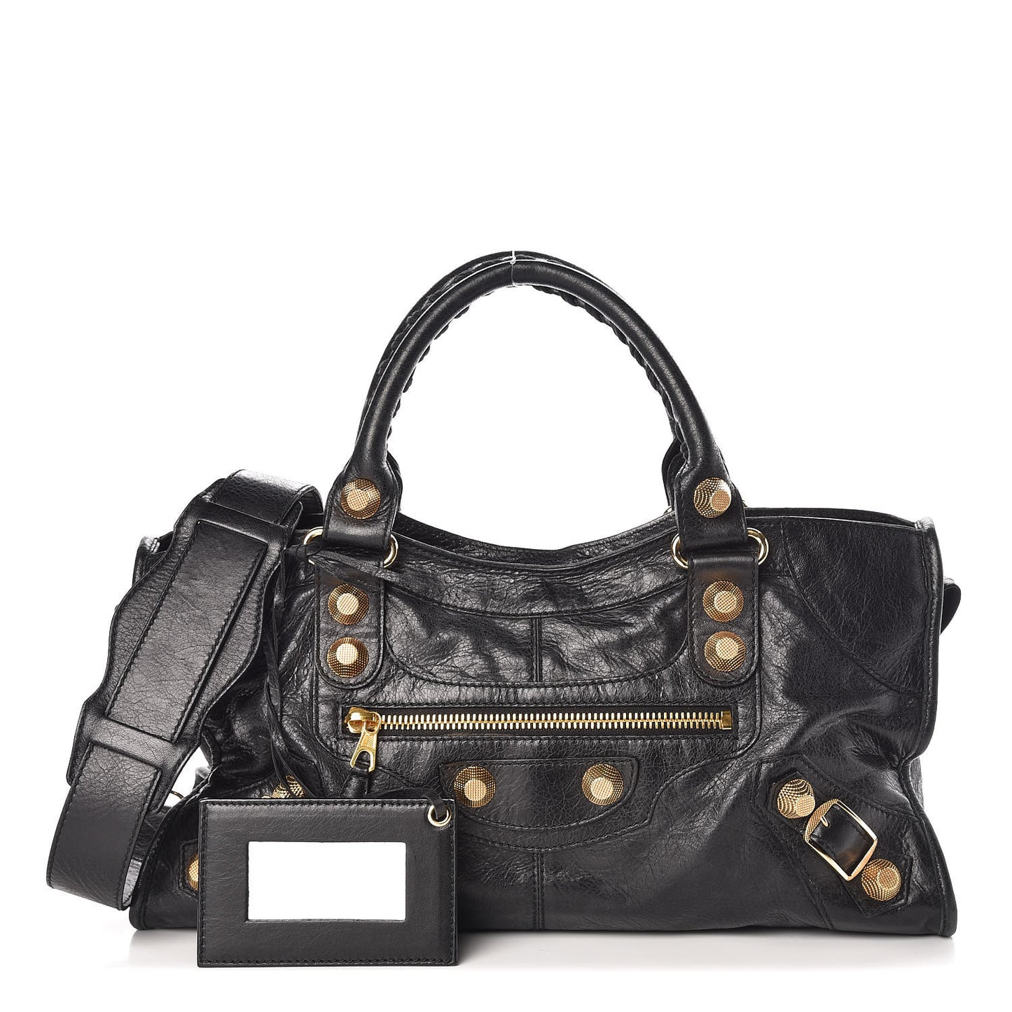 Agneau Giant 21 Gold Hardware Part Time Black