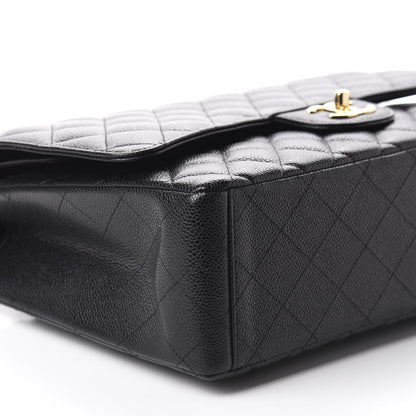 Chanel Caviar Quilted Maxi Double Flap Black 6 of 10