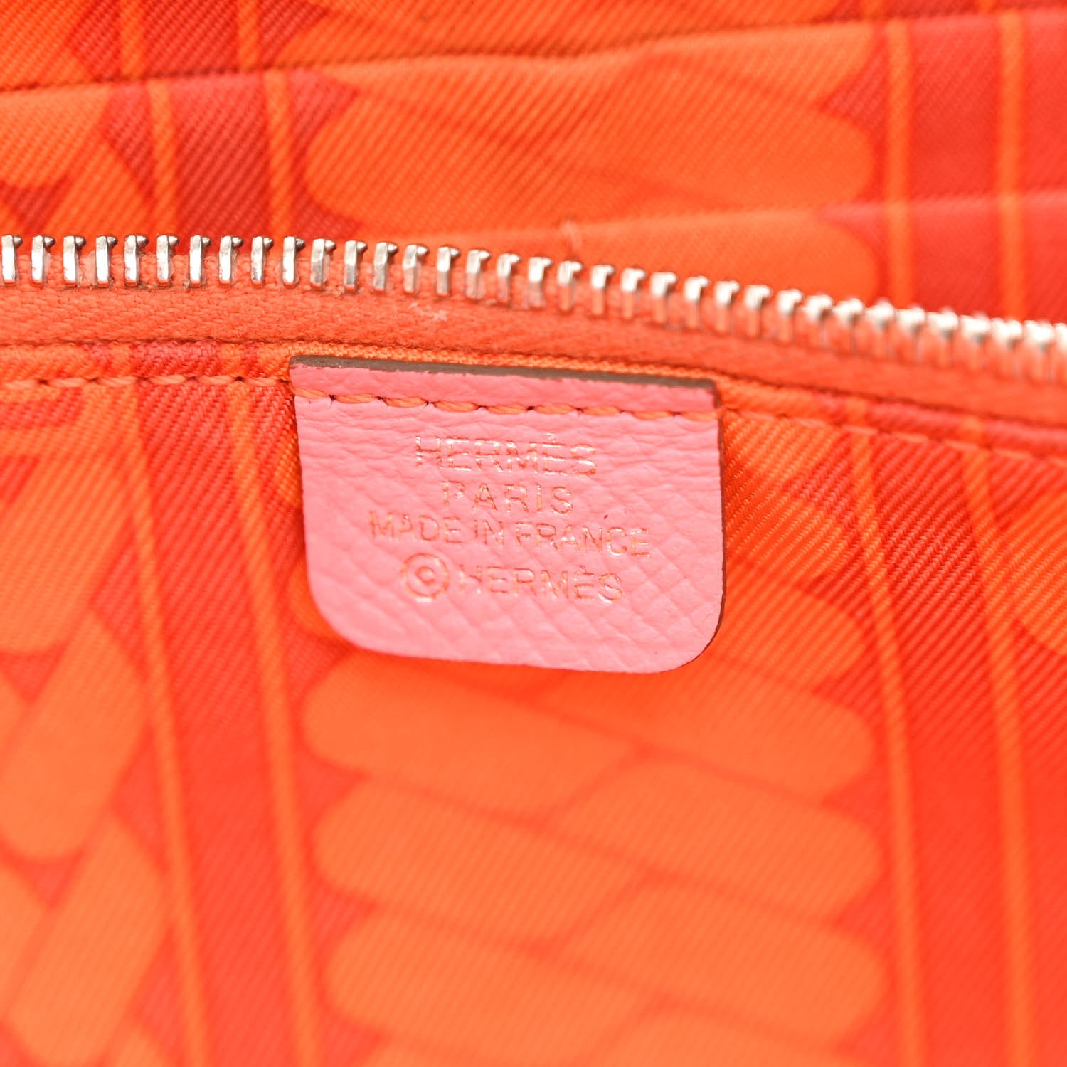 Hermes Epsom Silk'In Wallet Rose Confetti 6 of 10