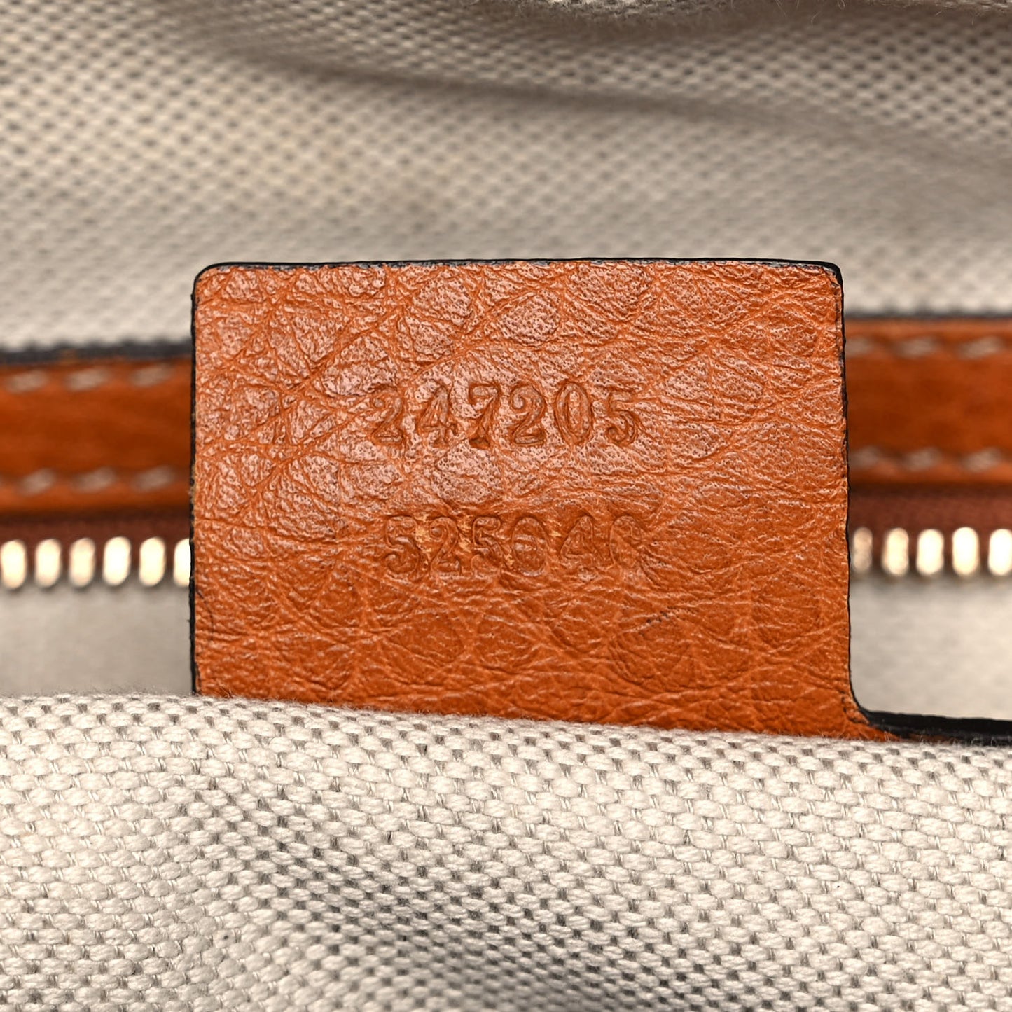 Calfskin Vintage Web Medium Boston Tobacco