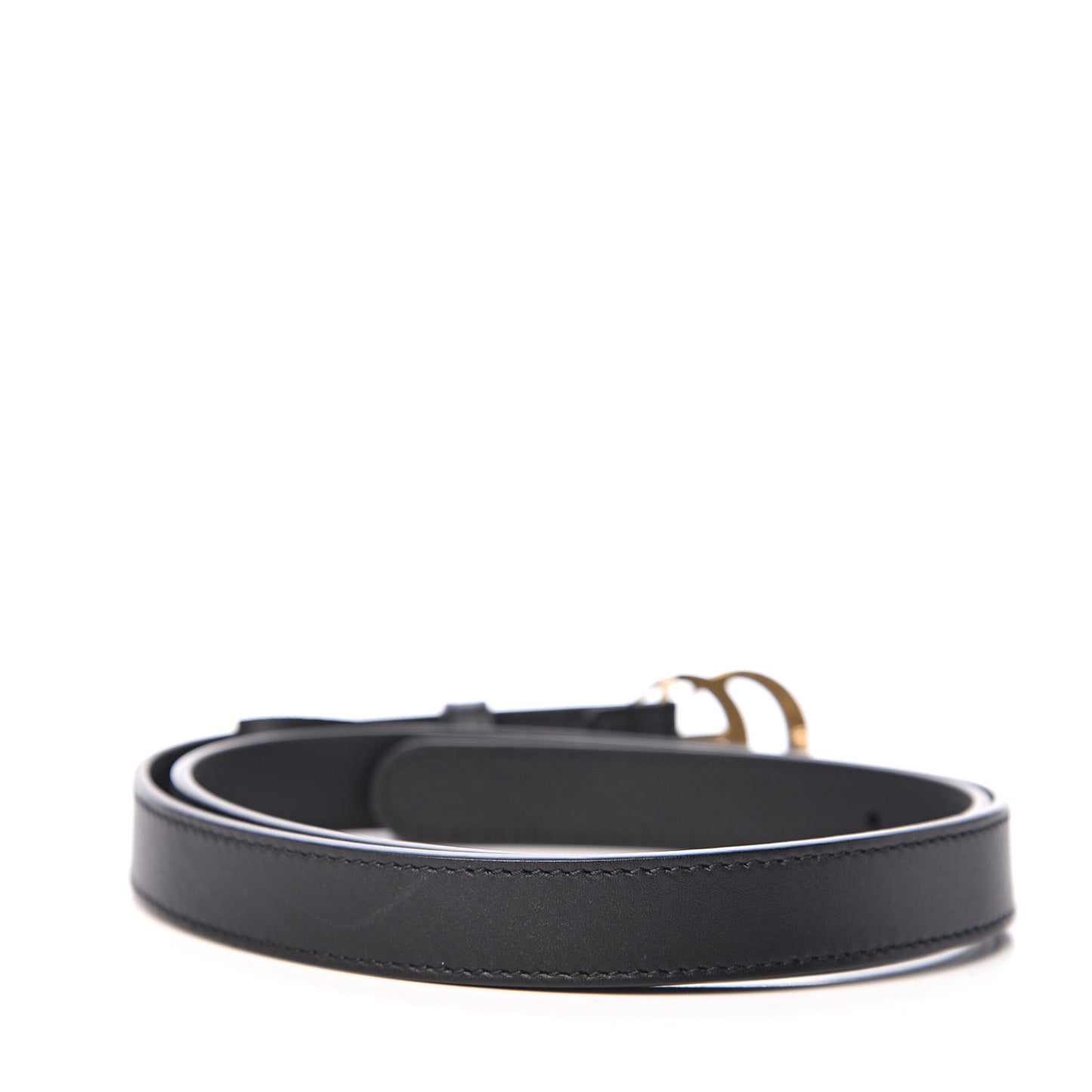 Calfskin Double G 20mm Belt 80 32 Black