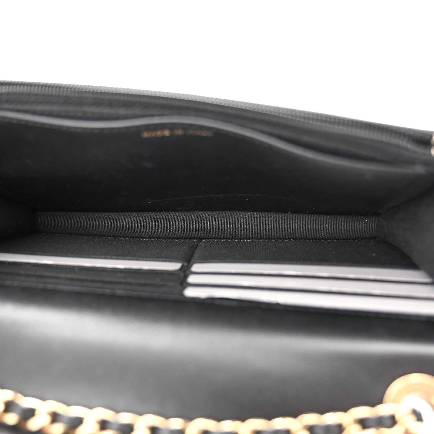 Chanel Lambskin Quilted Trendy CC Wallet On Chain WOC Black 5 of 12
