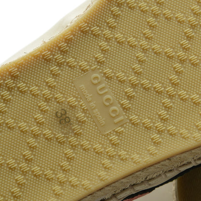 Gucci Nappa Ophelia Espadrilles 38.5 Mystic White 6 of 8