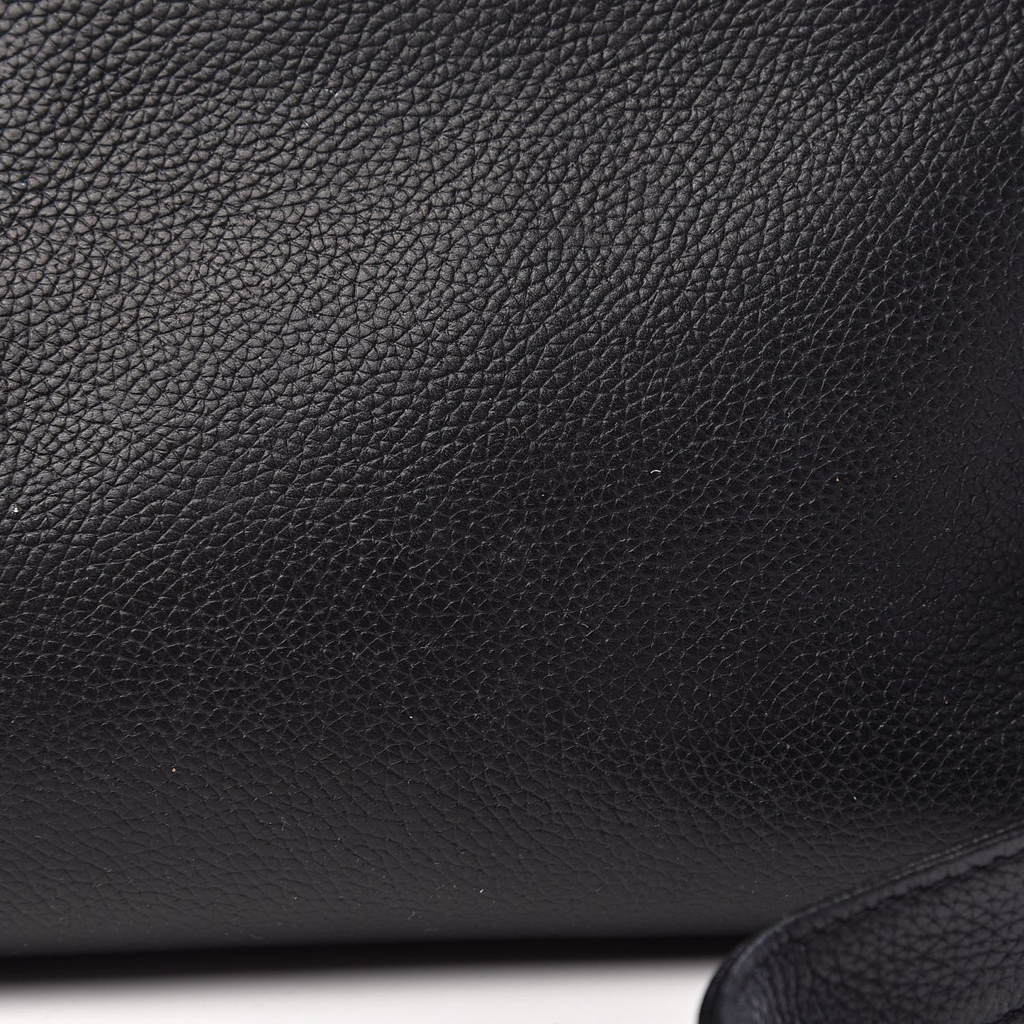 Calfskin Cerf Executive Shopper Tote Black