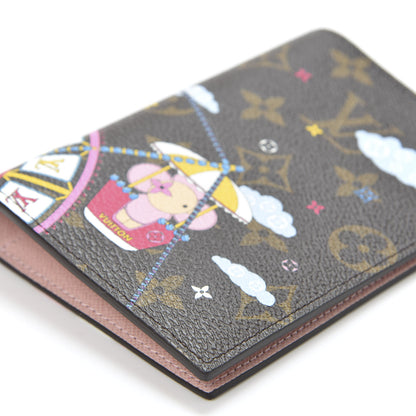 Louis Vuitton Monogram 2020 Christmas Animation Big Wheel Passport Cover Rose Ballerine 5 of 9