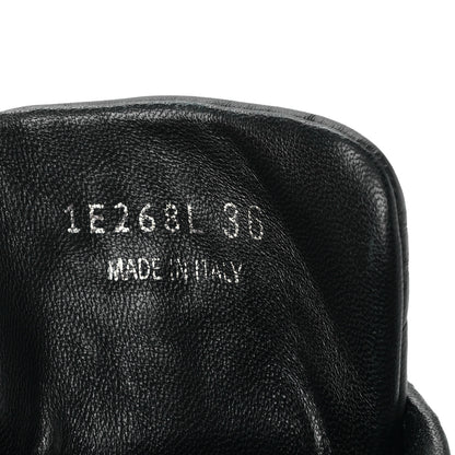 Prada Calfskin Patchwork Robot Queen Sneakers 36 Black 8 of 8