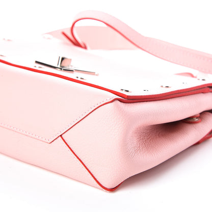 Louis Vuitton Soft Calfskin Lockme II Chain Rivets BB Rose Ballerine 6 of 8