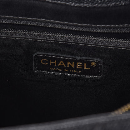 Chanel Caviar Quilted XL Grand Shopping Tote GST Black 6 of 9