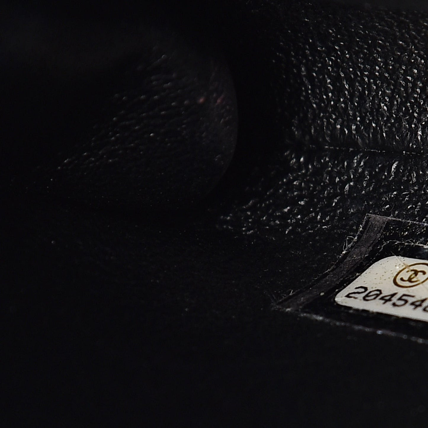 Lambskin Quilted Clutch With Chain Flap Black