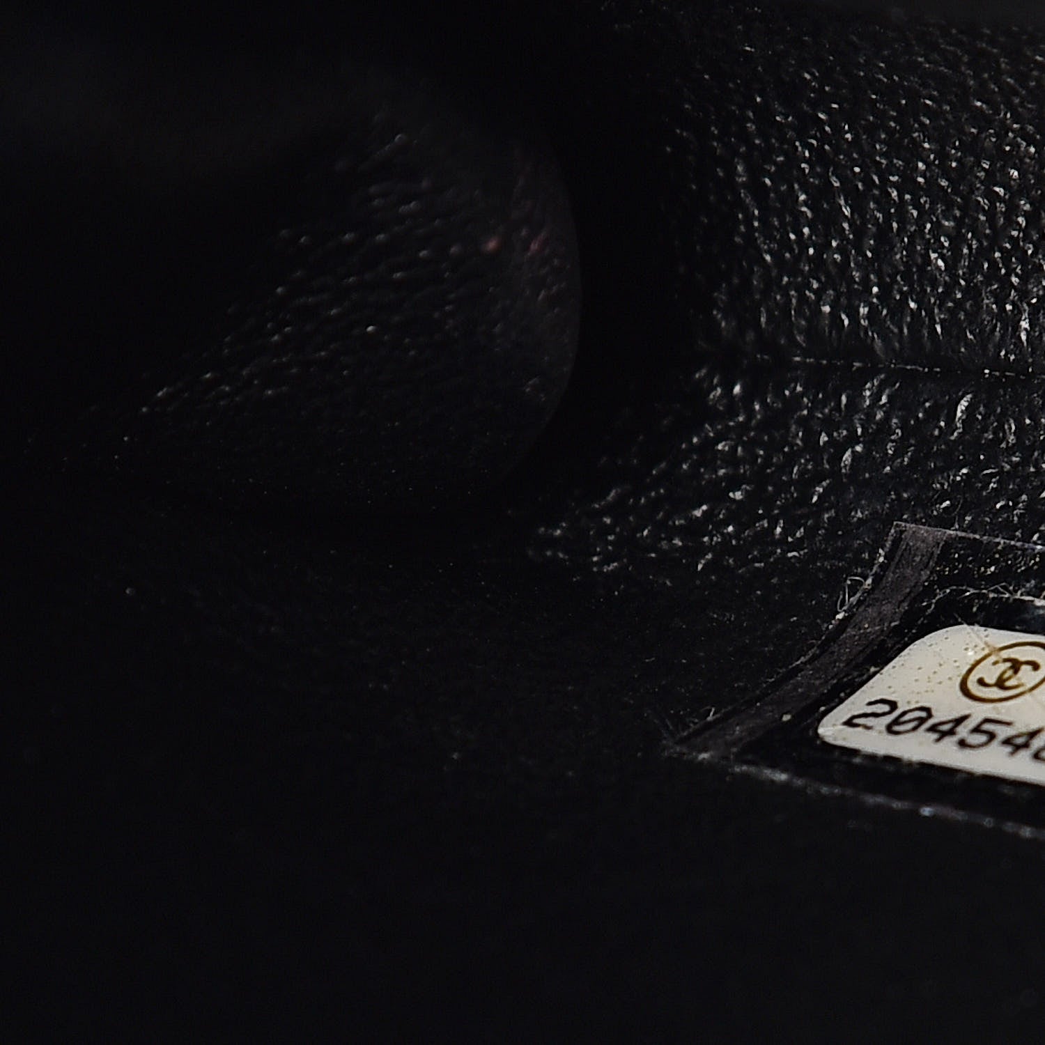 Chanel Lambskin Quilted Clutch With Chain Flap Black 7 of 14