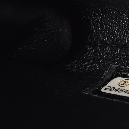 Chanel Lambskin Quilted Clutch With Chain Flap Black 7 of 14