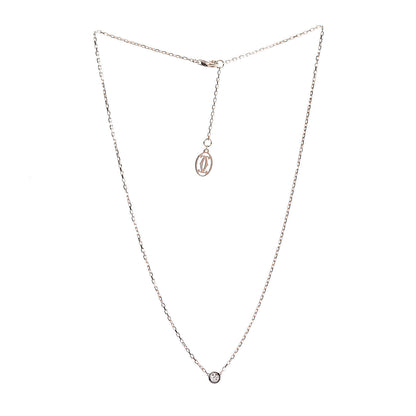 Cartier 18K Pink Gold Diamond SM D'Amour Pendant Necklace 3 of 6