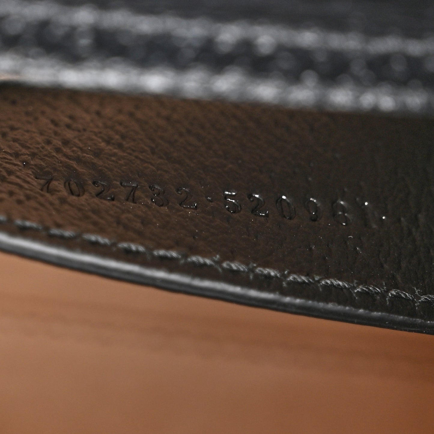 Textured Dollar Calfskin Web Mini Diana Tote Bag Black