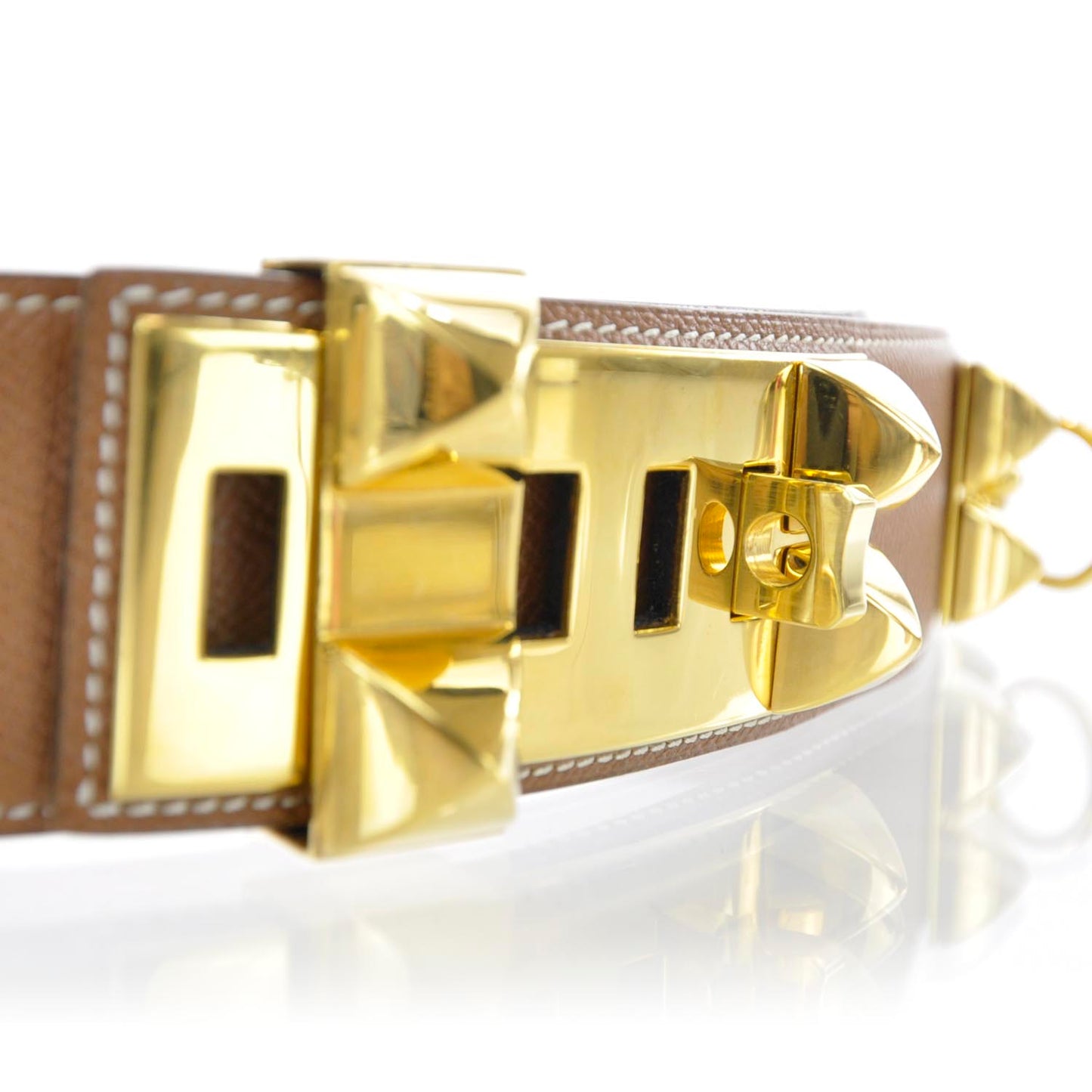 Epsom Medor Collier De Chien Belt Gold