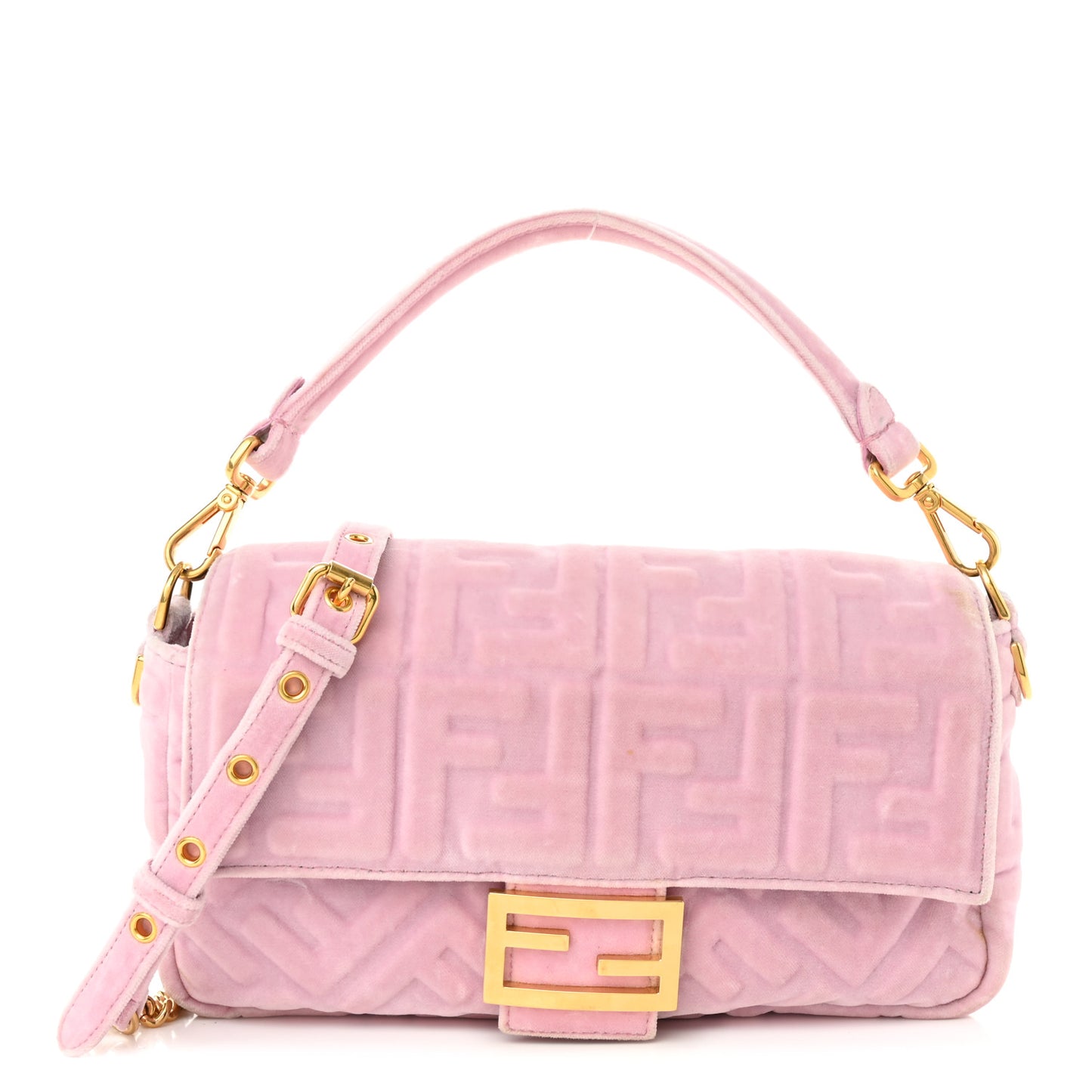 Velvet FF Embossed Baguette Rosa Confetti