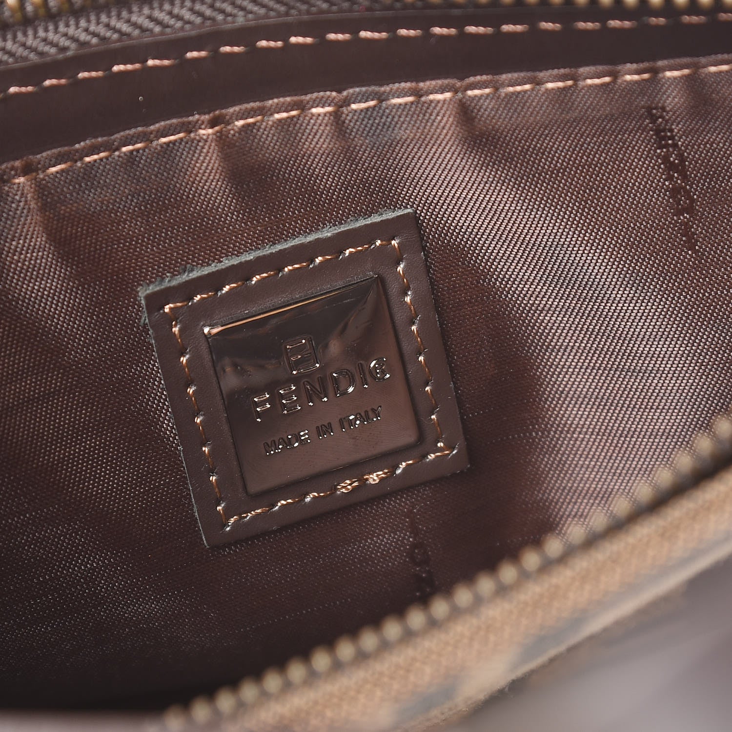 Fendi Zucca Small Shoulder Bag Tobacco 6 of 10