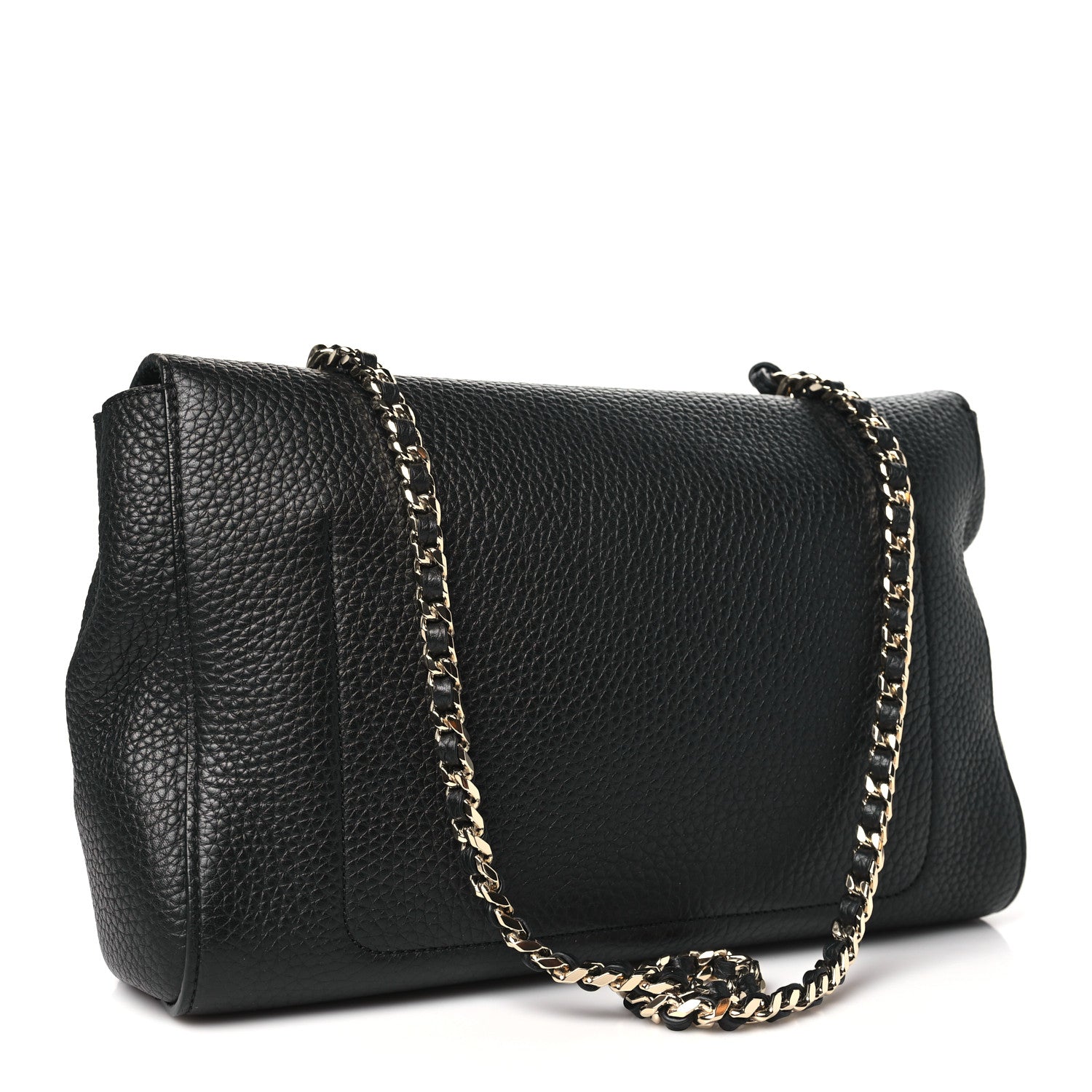 Mulberry Small Classic Grain Calfskin Medium Lily Black 3 of 9