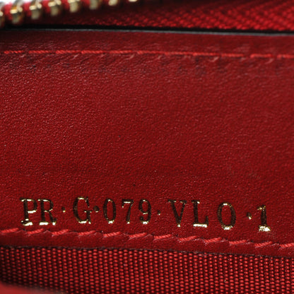 Valentino Garavani Calfskin Rockstud Zip Around Wallet Rosso Valentino 12 of 13