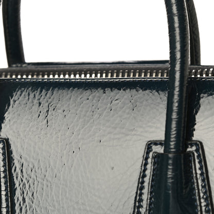 Givenchy Textured Patent Calfskin Small Antigona Storm Blue 17 of 17