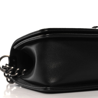 Chanel Caviar Quilted Medium Boy Flap Black 9 of 10