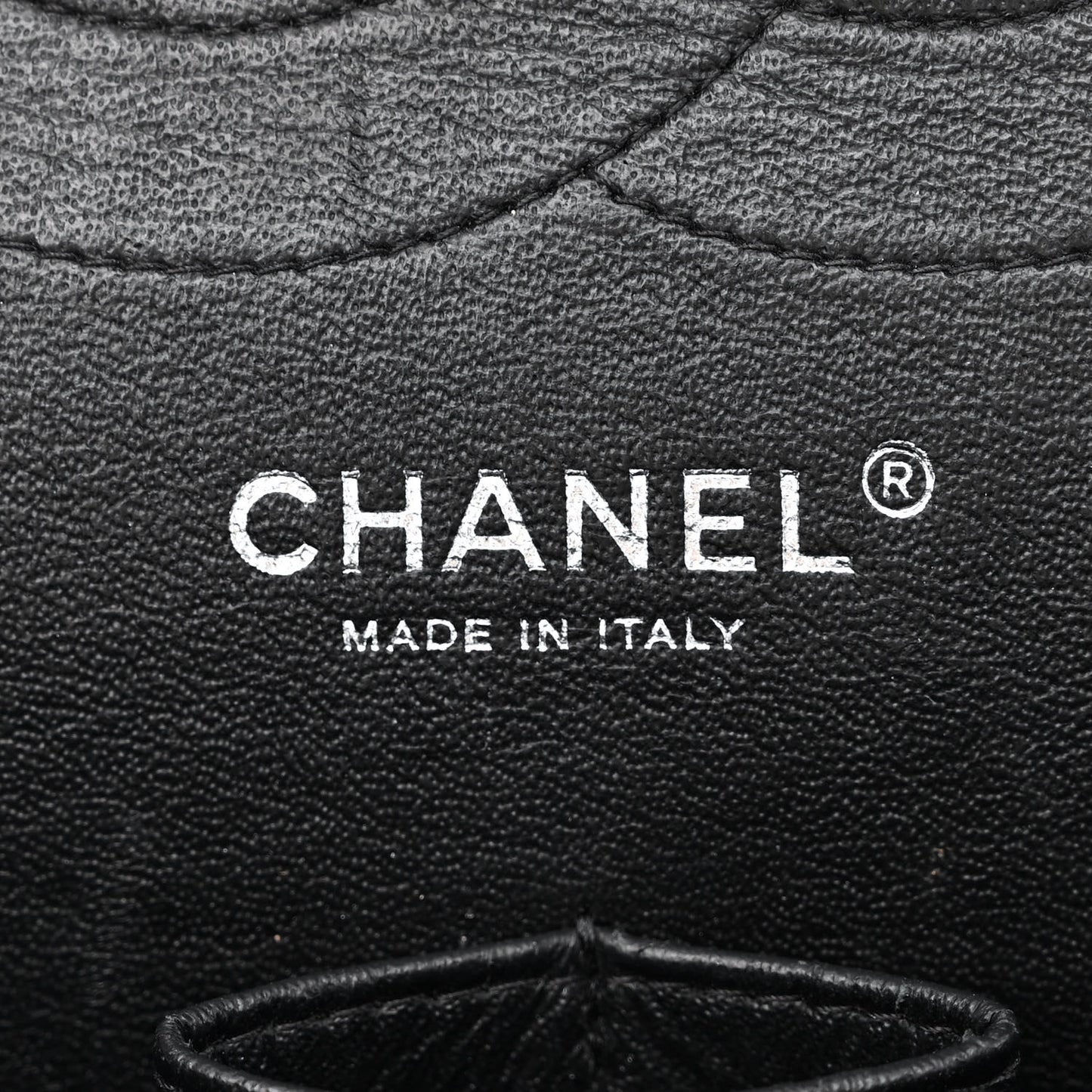 Lambskin Chevron Quilted Jumbo Double Flap So Black