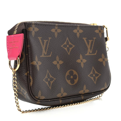 Louis Vuitton Monogram 2020 Christmas Animation Roller Coaster Mini Pochette Accessories Pivoine 2 of 4