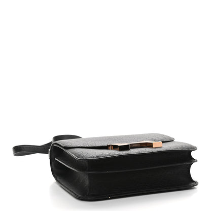Hermes Ostrich Constance 24 Black 4 of 9